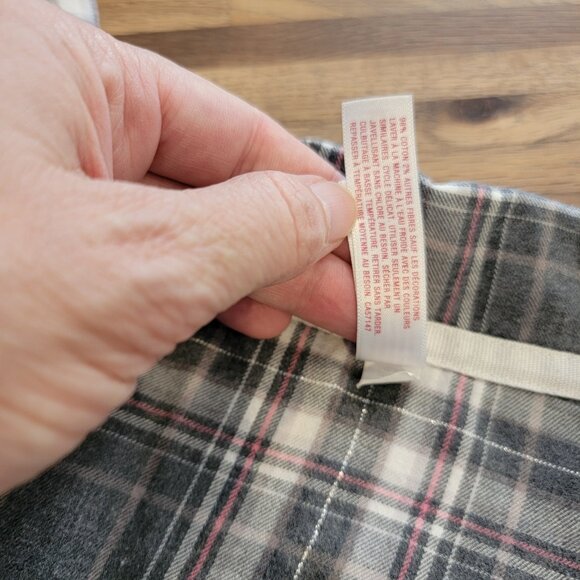 Gilligan & O Malley Plaid 2PC Pajama Set Pants & Top - Picture 13 of 14